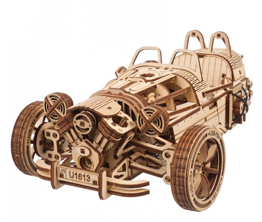 [ UGEARS4820184121836 ] Ugears Three-wheeler UGR-S