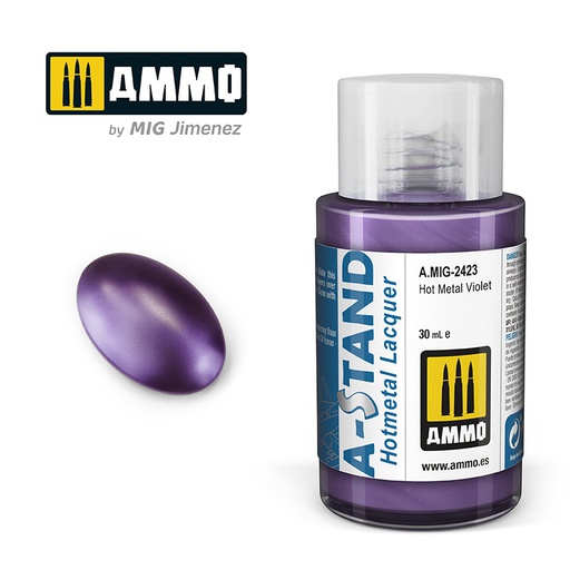 [ MIG2423 ] AMMO A-STAND HOT METAL VIOLET 30ML JAR