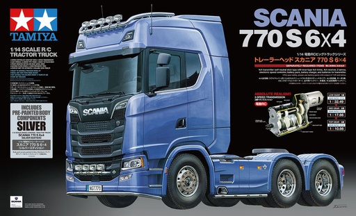 [ T56373 ] Tamiya Scania 770 S 6X4 (silver edition)