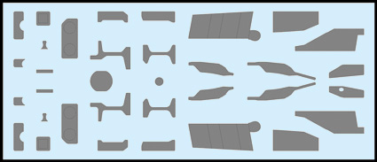 [ DACOASD7222 ] F-16 A/B/C/D Re-inforcement plates 1/72