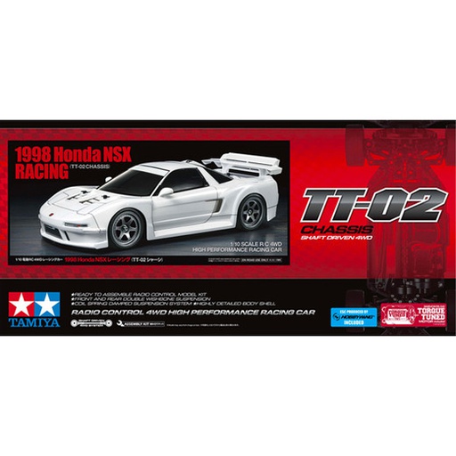 [ T58739 ] Tamiya Honda NSX 1998 Racing TT-02 1/10 - 