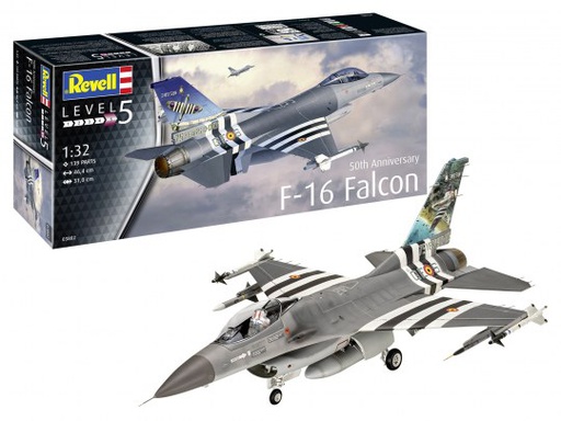 [ RE03802 ] Revell F-16 Falcon 50th Anniversary 1/32