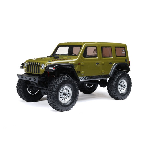 [ AXI00002V3T4 ] SCX24 2019 Jeep Wrangler JLU CRC Green 1/24 4WD RTR