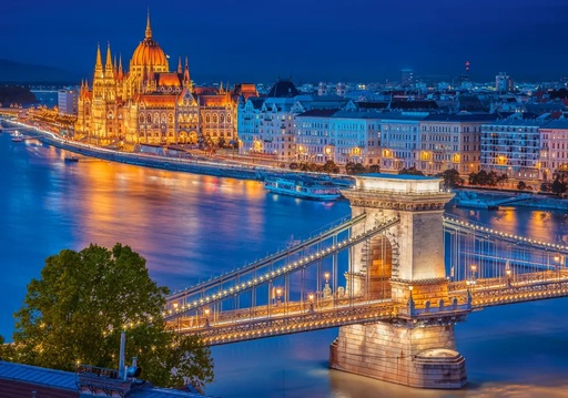 [ CASTOR53940 ] Castor puzzle Budapest By night (500 stukjes)
