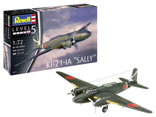 [ RE03797 ] Revell KI-21-IA &quot;Sally&quot; 1/72