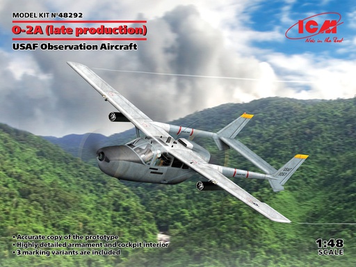 [ ICM48292 ] ICM O-2A (late production) USAF Observation Aircraft 1/48