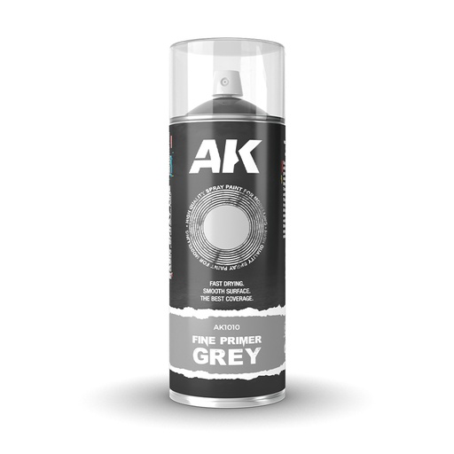 [ AK1010 ] Ak-Interactive Fine Primer Spray Grey 400ml