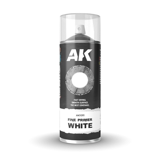 [ AK1011 ] Ak-interactive Fine Primer Spray White 400ml