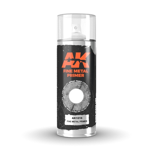 [ AK1016 ] Ak-interactive Fine Metal Primer - Spray 150ml