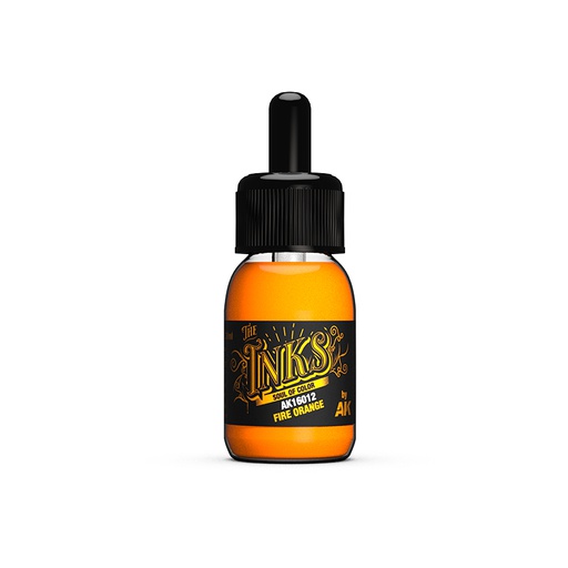 [ AK16012 ] Ak-interactive  FIRE ORANGE – INK 30ml