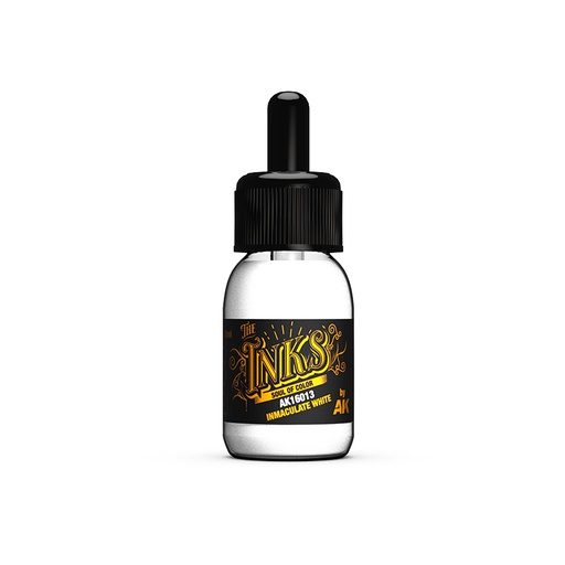 [ AK16013 ] Ak-interactive INMACULATE WHITE – INK 30ml