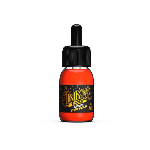 [ AK16009 ] Ak-interactive BLOOD SCARLET – INK 30ml