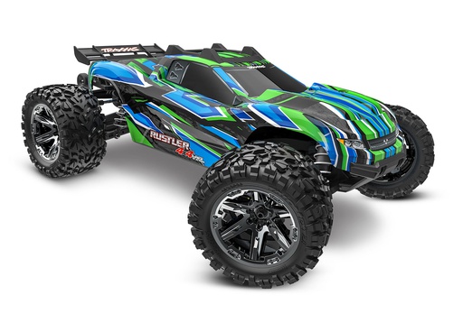 [ TRX-67376-4GRN ] Traxxas Rustler 4x4 VXL HD TQi TSM (no battery/charger) GREEN - TRX67376-4GRN