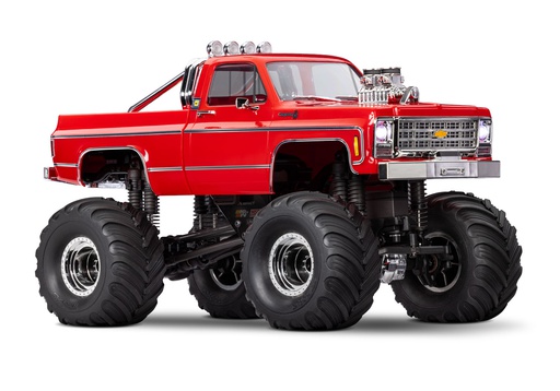 [ TRX-98064-1RED ] TRAXXAS TRX-4MT CHEVROLET K10 MONSTER TRUCK RED 1/18 - TRX98064-1  