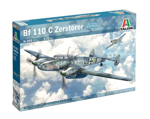 [ ITA-049S ] Italeri Bf 110 C Zerstörer 1/72
