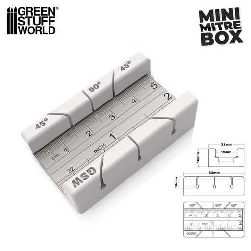 [ GSW12936 ] Green stuff world Mini Mitre Box