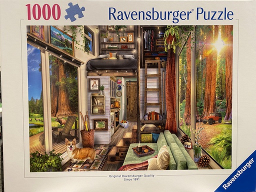 [ RAV6343 ] Ravensburger Redwood Forest Tiny House 1000 stukjes