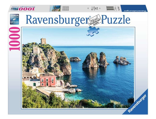 [ RAV176113 ] Ravensburger Faraglioni de Scopello, Sicilië 1000 stukjes