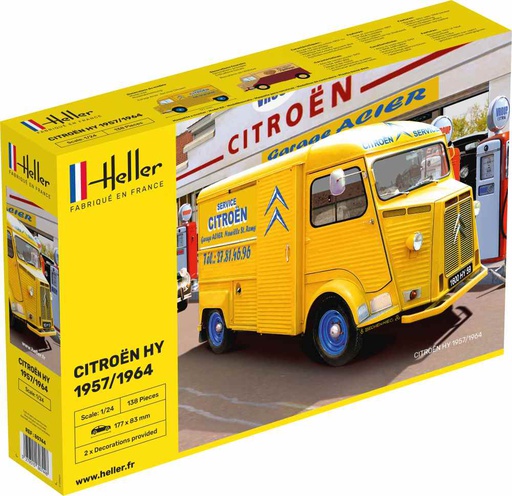 [ HE80744 ] Heller Citroën HY 1957/1964 1/24