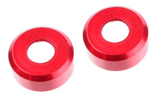 [ PROC-00180-532 ] Team Corally - HDA Suspension Arm Insert - Outer - Spacer 1.5mm - Aluminium - Red - 2st