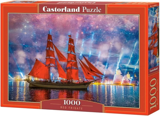 [ CASTOR104482 ] Castorland puzzle Red frigate (1000 stukjes)