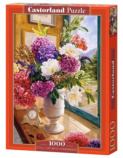 [ CASTOR104444 ] Castorland Still Life with Hydrangeas  puzzle - 1000 stukjes