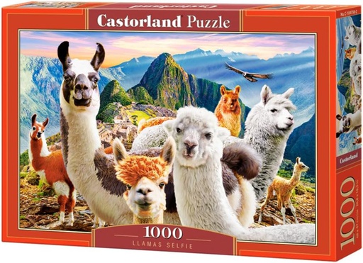 [ CASTOR104758 ] Castorland puzzle Lamas Selfie (1000 stukjes)