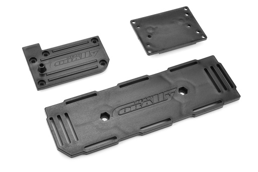 [ PROC-00180-646 ] Team Corally - Battery / ESC Holder Plate - Receiver Box Cover - Composite - 1 set