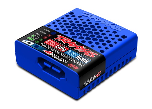 [ TRX-2985 ] Traxxas 4-Amp USB-C Multi-Chemistry Charger with Traxxas iD® Technology trx2985