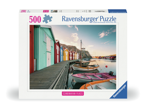 [ RAV8477 ] Ravensburger Boathouses in Smogen, Sweden puzzel 500 stukjes