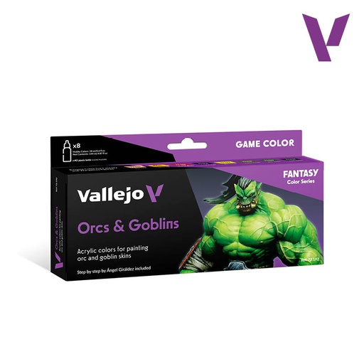 [ VAL72192 ] Vallejo Orcs &amp; Goblins  Fantasy color series