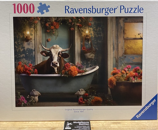 [ RAV7821 ] Ravensburger The cow with the flowery headdress 1000 stukjes