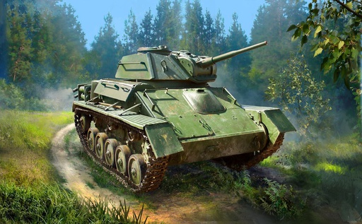 [ ZVE6295 ] Zvezda Soviet Light Tank T-80 (WWII) 1/100