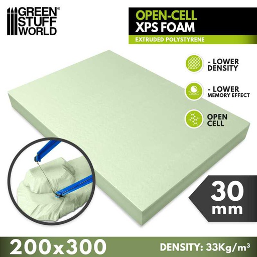[ GSW5140 ] Green stuff world Open-Cell XPS Foam 30 mm