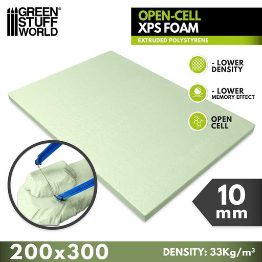 [ GSW5393 ] Green Stuff World Open-Cell XPS Foam 10 mm