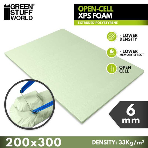 [ GSW5392 ] Green Stuff World Open-Cell XPS-schuim 6 mm
