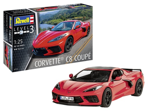 [ RE07714 ] Revell Corvette C8 Coupé 1/25