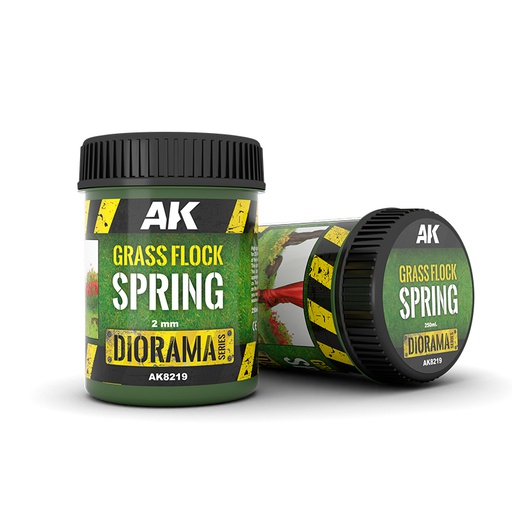[ AK8219 ] Ak-interactive grass flock 2mm spring 250ml