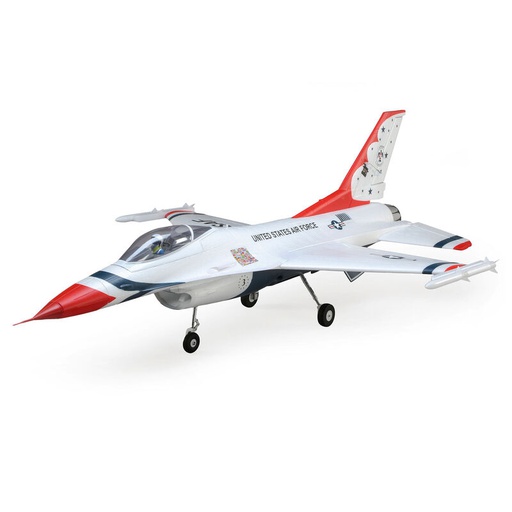 [ EFL178500 ] F-16 Thunderbirds 70mm EDF Jet BNF Basic with AS3X &amp; Optional use SAFE SELECT