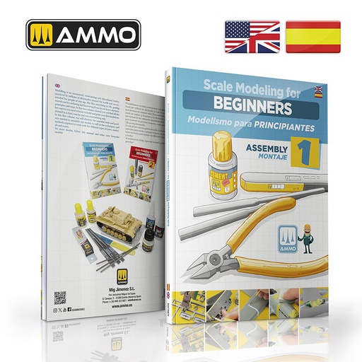 [ MIG6300-M ] Mig jimenez Book Scale Modeling for Beginners Vol. 1: Assembly (Bilingual)