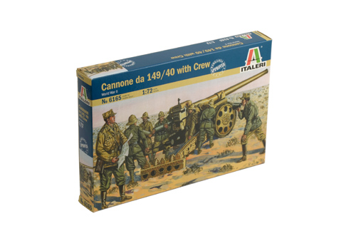 [ ITA-6165 ] Italeri Italian Cannone da 149/40 with crew 1/72