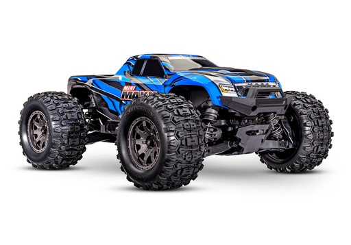 [ TRX-107154-1-BLUE ] Traxxas Mini Maxx BL-2s Blue incl battery &amp; USB charger TRX107154-1 - PRE-ORDER