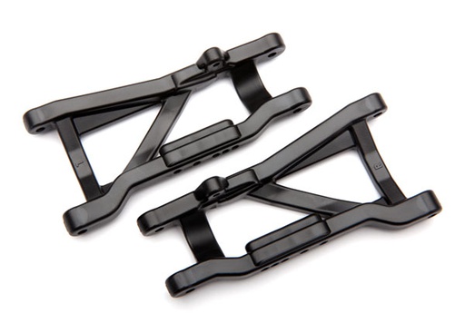 [ TRX-2555X ] Traxxas SUSPENSION ARMS, REAR (BLACK) (2) (HEAVY DUTY, COLD WEATHER MATERIAL) - TRX2555X