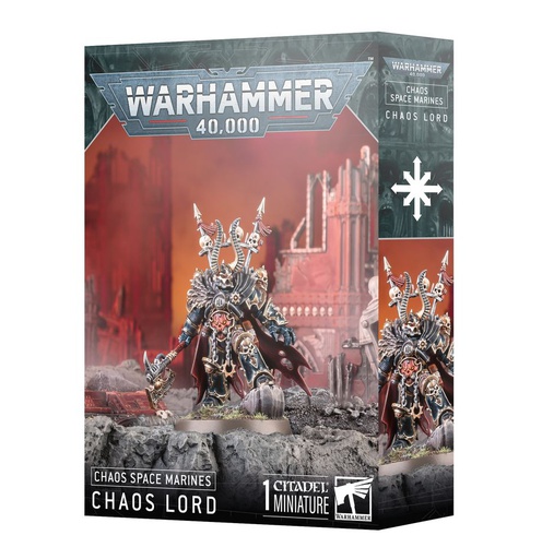 [ GW43-100 ] CHAOS SPACE MARINES: CHAOS LORD (Leverbaar vanaf 9/11)