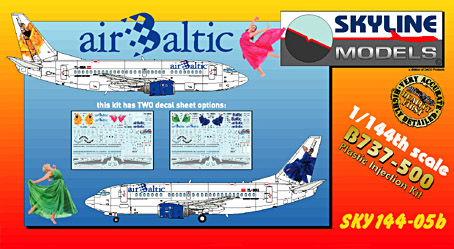 [ DACOSKY144-05 ] Boeing 737-500 Air Baltic 1/144