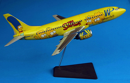 [ DACOSKY100-01 ] Boeing B737-300 Bart simpsons jet 1/100