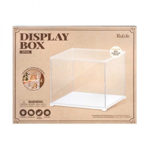 [ ROLIFEDF03L ] Rolife Display Box for DIY Miniature House