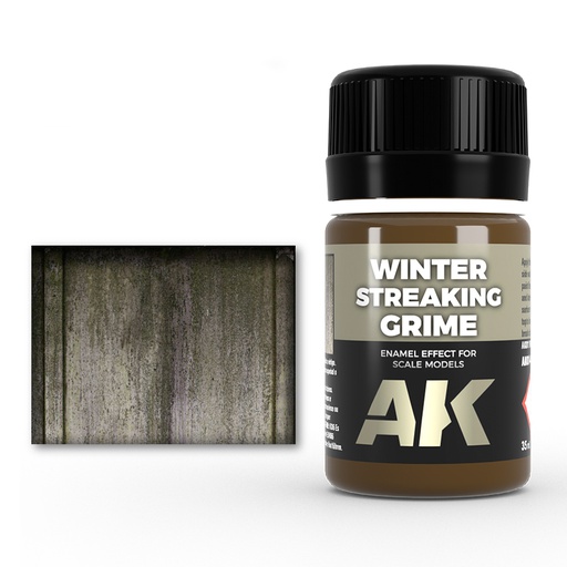 [ AK014 ] Ak-interactive Enamel effects STREAKING GRIME FOR WINTER VEHICLES