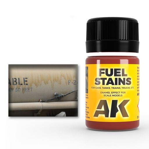 [ AK025 ] Ak-interactive Enamel effects FUEL STAINS