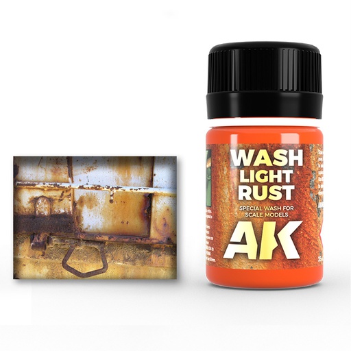 [ AK046 ] Ak-interactive Enamel effects LIGHT RUST WASH